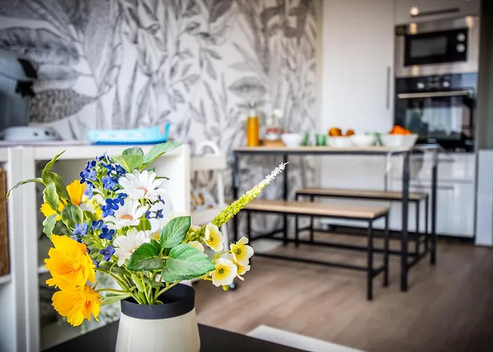 Cosy Lagon Bleu Piscine, Clim, Parking, Wifi Inclus Apartamento
